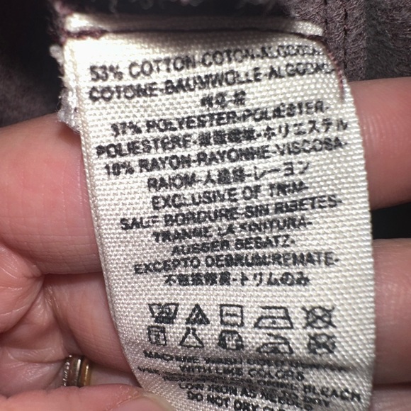 Free People We the Free The Incredible Tee Oversized Tunic Large Purple Thermal - Picture 4 of 4